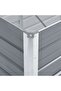 Garden Raised Bed Galvanised Steel 320x80x77 cm Grey - 5