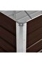 Garden Raised Bed Brown 240x80x45 cm Galvanised Steel - 5