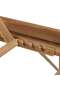 Folding Sun Lounger Solid Acacia Wood - 8