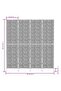 Room Divider 4-Panel 163x180 cm Water Hyacinth - 3