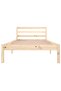 Bed Frame without Mattress Solid Wood Pine 90x200cm - 2