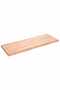 Wall Shelf Light Brown 140x50x(2-4) cm Treated Solid Wood Oak