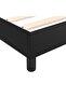 Box Spring Bed Frame Black 180x200 cm Super King Faux Leather - 6