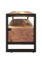 TV Cabinet 120x35x45 cm Solid Wood with Honey Finish - 5