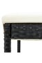 5 Piece Garden Bar Set Black Solid Wood Acacia and Poly Rattan - 8