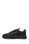 Men's Black Lace-Up Thick Sole Sports Shoes, Genuine Leather Sneaker 25Wfd611518 - 2