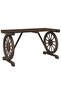 3 Piece Garden Dining Set Solid Wood Fir - 2