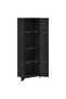 Garden Storage Cabinet Black 59x40x180 cm Poly Rattan - 5