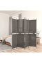 5-Panel Room Divider Anthracite 250x180 cm Fabric