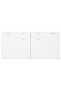 Sideboard White 160x36x75 cm Engineered Wood - 6