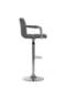 Bar Stools 2 pcs Light Grey Fabric - 4