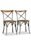 Dining Chairs 2 pcs Solid Mango Wood - 2