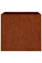 Planters 2 pcs 42x40x39 cm Corten Steel - 6