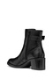 Women's Black D Series 60 a - Smo.Lea Buckle Zipper Heeled Leather Boots D56Xxa00043C9999 - 7