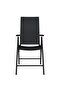 7 Piece Garden Dining Set Black - 2