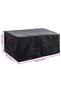 Garden Furniture Cover 6 Person Poly Rattan Set 10 Eyelets 240x140cm - 3