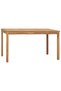 Garden Dining Table 140x80x77 cm Solid Teak Wood