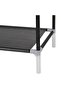 Shoe Rack with 4 Shelves Metal and Non-woven Fabric Black - 6