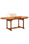 Garden Table (150-200)x100x75 cm Solid Acacia Wood - 6