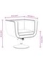 Bar Chairs 2 pcs White Faux Leather - 3