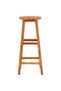 Bar Stool | Set of 8 | Natural wood | Solid Acacia wood | Standard - 2