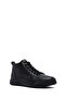 Men's Black Zippered Leather Sports Boots 25Wfd760618 - 8
