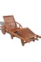 Sun Lounger Solid Acacia Wood