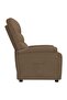 Recliner Chair Brown Fabric - 2