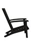 Garden Adirondack Chairs 2 pcs Black Polypropylene - 4