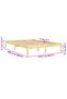 810012 Bed Frame without Mattress Solid Wood 120x200 cm - 3