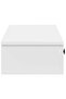 Wall Shelf with Drawers White 60x28x15 cm Engineered Wood - 4
