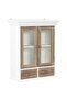 Wall Cabinet White 49x22x59 cm Engineered Wood