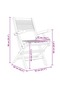 Folding Garden Chairs 6 pcs 55x62x90 cm Solid Wood Teak - 3