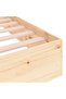 Bed Frame without Mattress Solid Wood 90x200 cm - 6