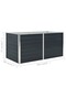 Raised Garden Bed Anthracite 160x80x77 cm Galvanised Steel - 3