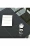 Garden Dining Table Black 200x100x74 cm Steel and Glass - 2