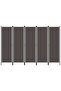 5-Panel Room Divider Anthracite 250x180 cm