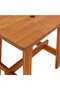 Stool 45x29x45 cm Rectangular Solid Wood Acacia - 5