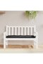 Garden Bench Cushion Grey 180x50x7 cm Oxford Fabric