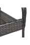 Stackable Outdoor Chairs 2 pcs Poly Rattan Brown - 7
