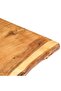 Table Top Solid Acacia Wood 100x(50-60)x3.8 cm - 2
