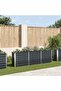 Garden Raised Bed Galvanised Steel 240x40x77 cm Anthracite