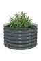 Garden Raised Bed 80x80x44 cm Galvanised Steel Grey - 2