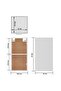 Hanging Cabinet Lyon White 29.5x31x60 cm Engineered Wood - 3
