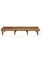 Folding Sun Lounger Solid Acacia Wood - 3