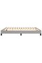 Box Spring Bed Frame Light Grey 180x200 cm Super King Fabric - 5