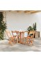 Folding Butterfly Garden Table 120x70x75 cm Solid Teak Wood