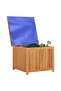 Garden Storage Box 75x75x58 cm Solid Wood Acacia - 5