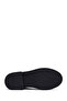 Women's Black Zippered Thick Soled Leather Boots 25Wfd511118 - 5