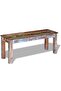 Bench Solid Reclaimed Wood 110x35x45 cm - 4